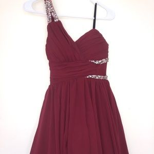 BEAUTIFUL Maroon/Red Dress
